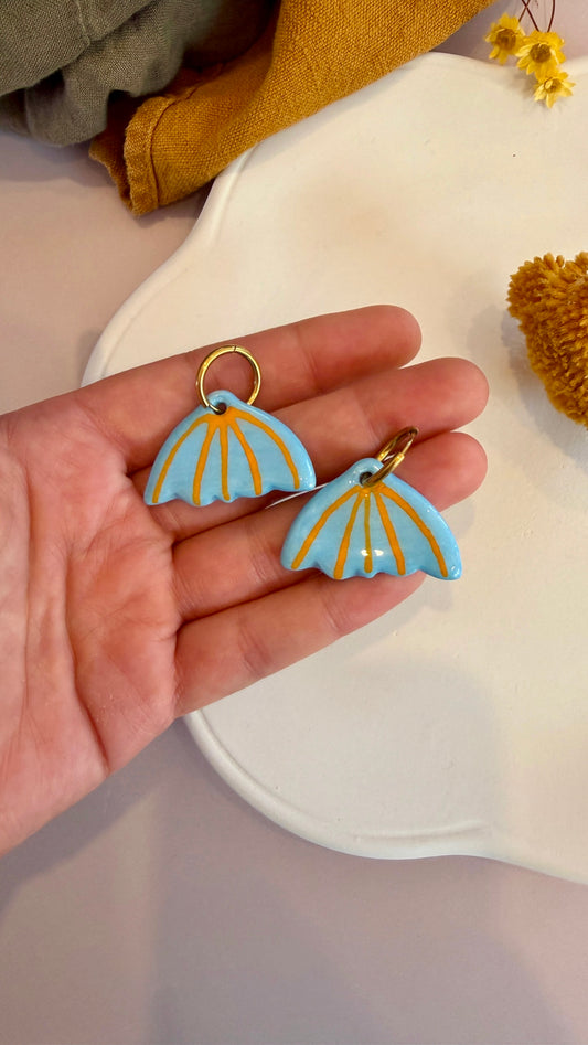 Boucles d'oreilles en céramique