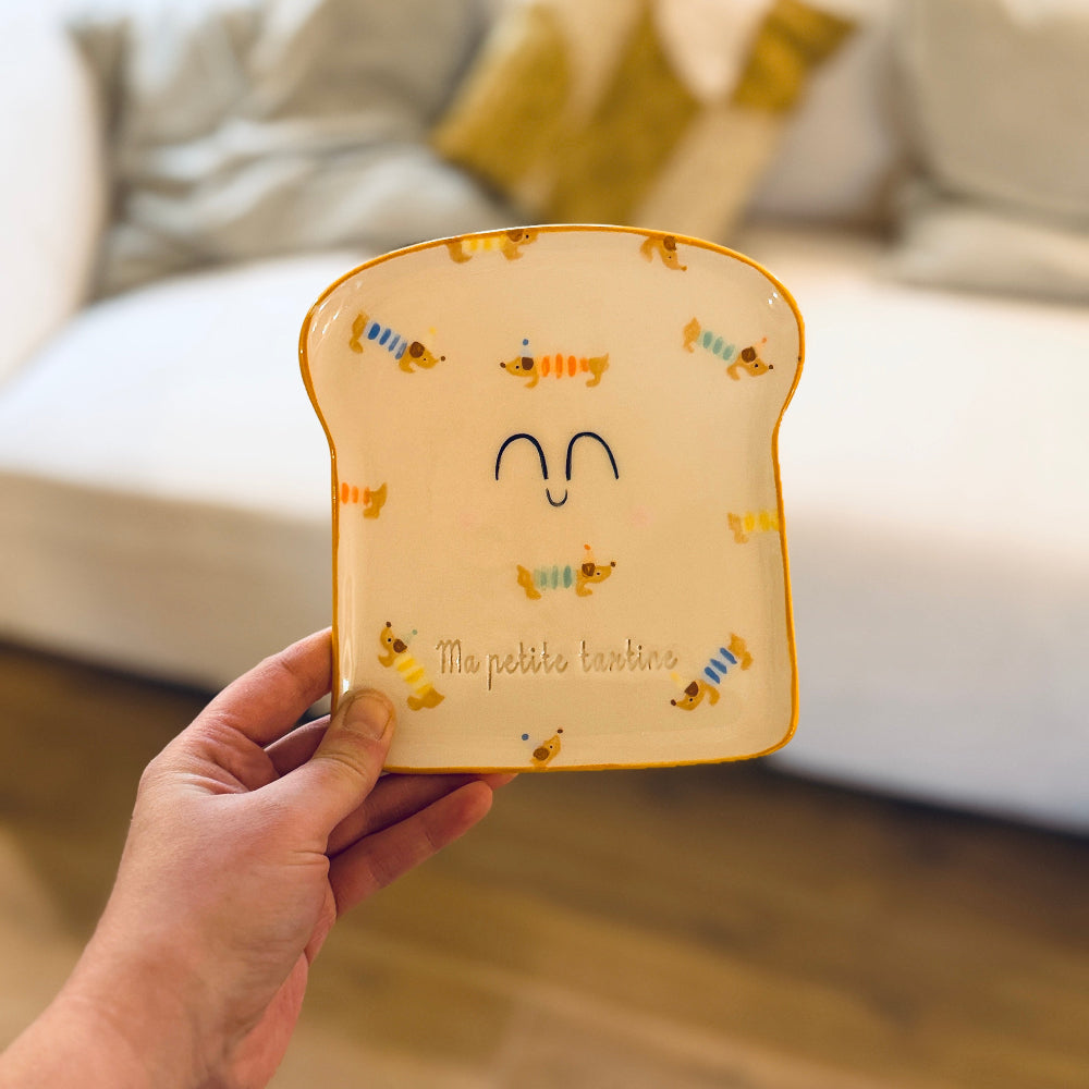 Assiettes à tartine personnalisées