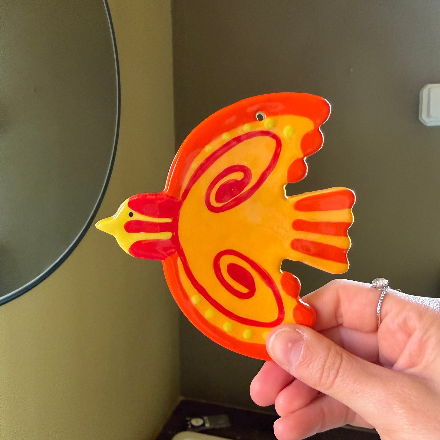 oiseaux orange