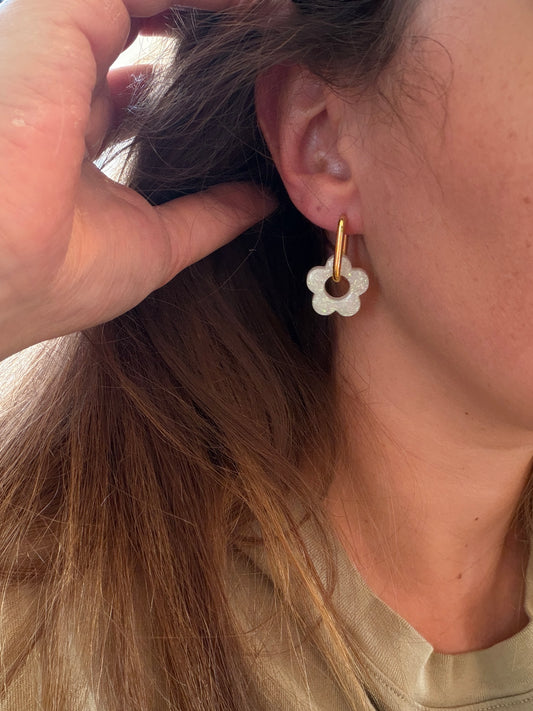 Boucles d'oreille en résine