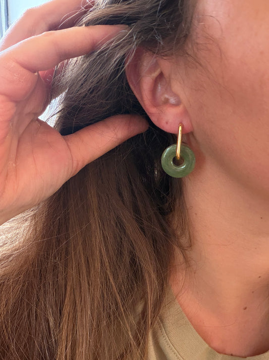 Boucles d'oreille en résine