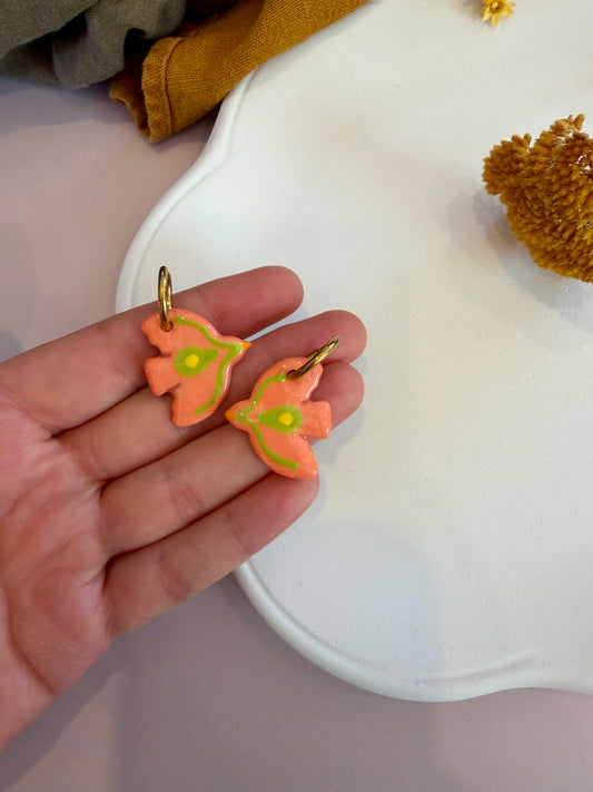 Boucles d'oreilles en céramique