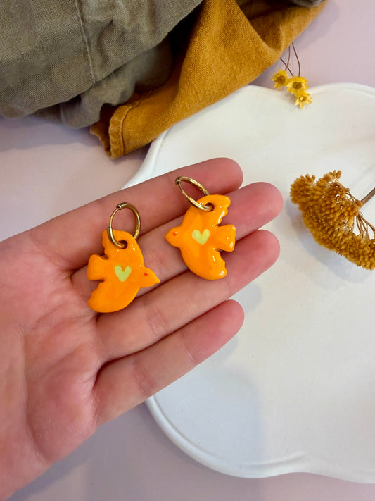 Boucles d'oreilles en céramique