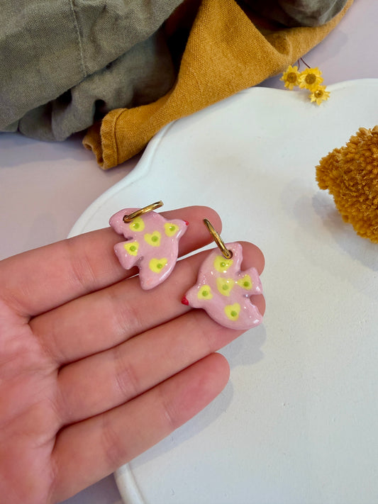 Boucles d'oreilles en céramique