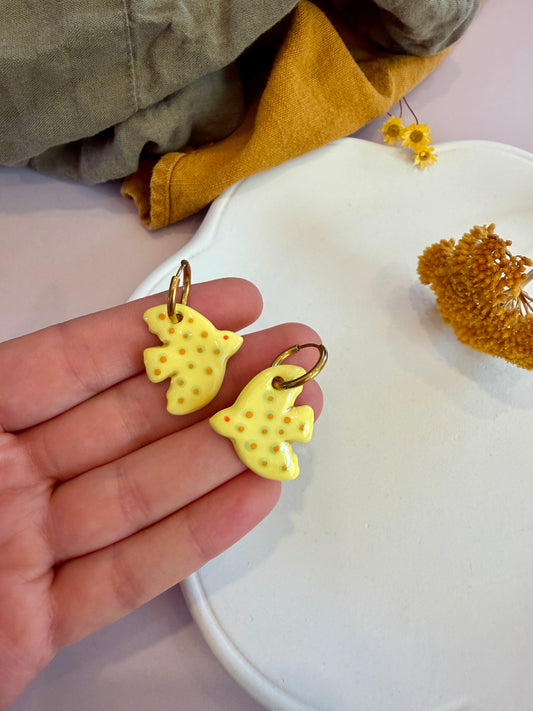 Boucles d'oreilles en céramique