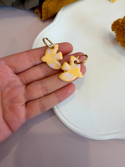 Boucles d'oreilles en céramique
