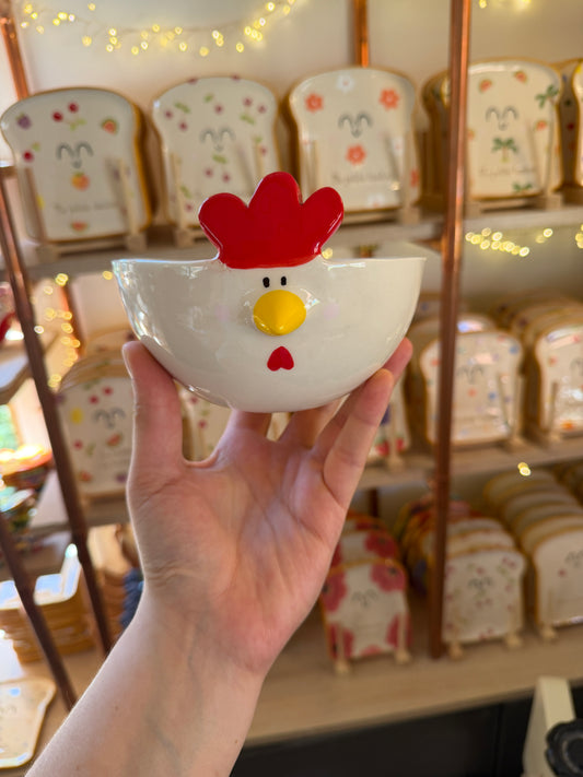 Bol poule beige