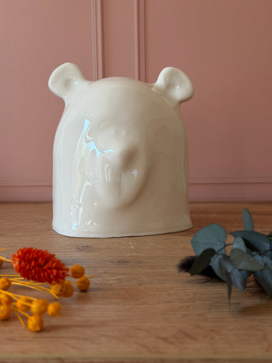 Suspension Ours en porcelaine